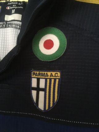 Rare Parma Football Shirt 1999/00 Medium Champion Italy Soccer Trikot Maglia 5