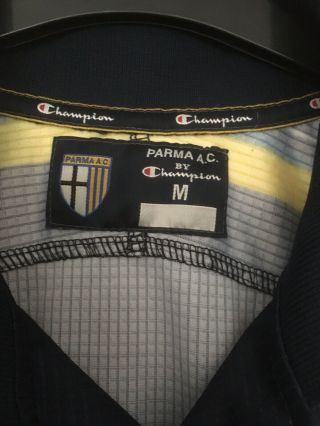 Rare Parma Football Shirt 1999/00 Medium Champion Italy Soccer Trikot Maglia 6