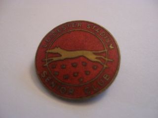 Rare Old Leicester Stadium Senior Club Gracing/speedway Enamel Brooch Pin Badge