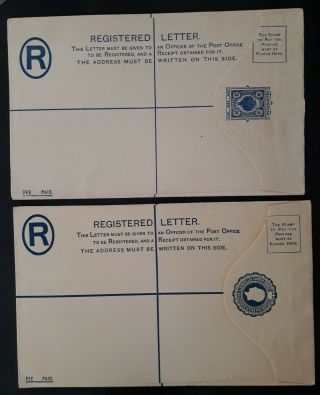 Rare Kedah/ Straits Settlements Stamped Registered Letters