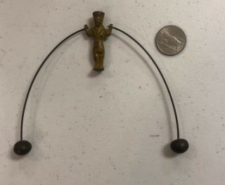 Rare Antique Metal Tightrope Balancing Toy 1800 