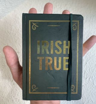 Tullamore Dew Irish True 4oz Book Flask - RARE AND LIMITED 4