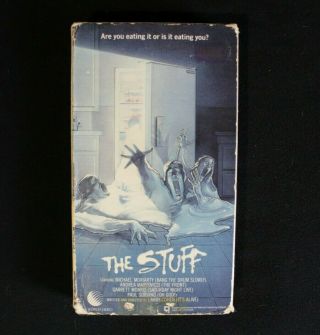 The Stuff Rare World Vid 1985 Vhs Cult Horror Oop