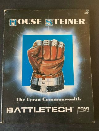 Fasa: Battletech - House Steiner - The Lyran Commonwealth - 1st Ed.  Rare