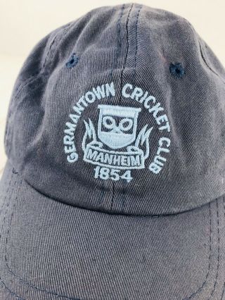 Germantown PA Cricket Club RARE Golf Hat - Manheim 1854 - Philadelphia 4
