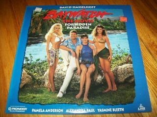 Baywatch The Movie: Forbidden Paradise Laserdisc Ld Rare