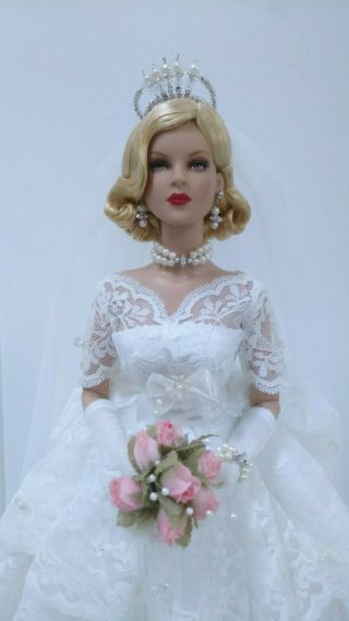 Tonner De Anna Denton 16 " Doll In Pink Dress,  Dae Promise Wedding Ensemble Rare