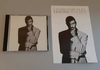 George Michael Fastlove Usa Cd Single And Rare Promo Card Wham