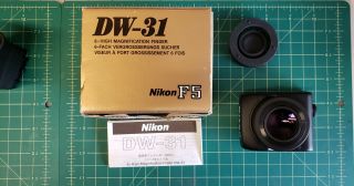 Nikon Dw - 31 6x Magnifier Finder Rare F5 Accessory