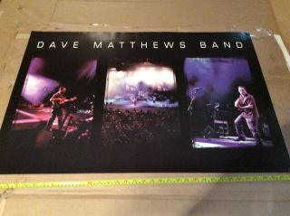 Rare Vintage Dave Matthews Band Concert Poster 24x”35.  5” St3007 Bama Rags Inc.
