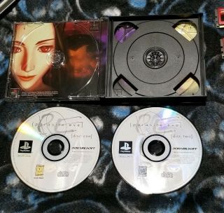 Rare - Parasite Eve - Sony PlayStation PS1 - Black CDs are 3