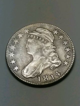 1814 (novelty) Capped Bust Half Dollar 50c.  Rare Coin