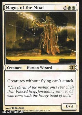 Magus Of The Moat (rare) Near Normal English - Magic The Gathering