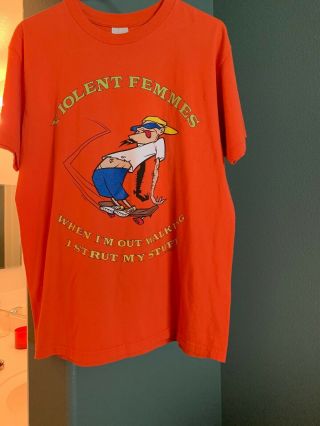 Rare Hard To Find Violet Femmes 1994 Concert Tee Shirt
