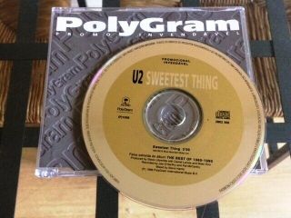 U2: Sweetest Thing - Rare Brazil Polygram Records Promo Cd - Cat No: 2802 306