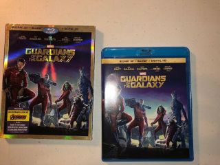 Guardians Of The Galaxy (3d Blu Ray) Digital Not W/ Rare Slipcover