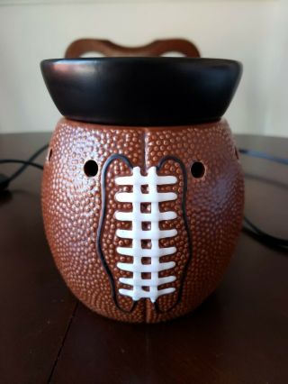 Scentsy Game Day Football Retired Warmer Full Size 2010 Rare Discontinued