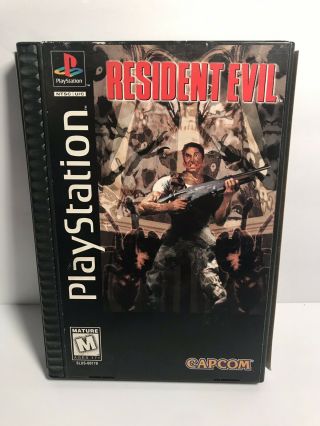 Resident Evil For Sony Playstation Ps1 System Complete In Rare Long Box