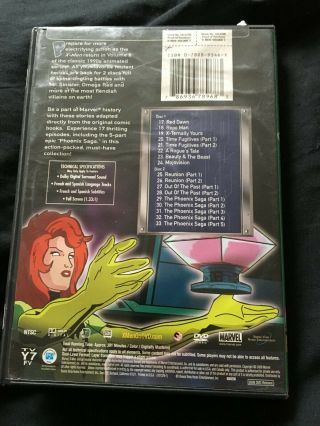 X - MEN XMEN VOLUME 2 DVD Animated Series Marvel PHOENIX SAGA Rare OOP Comic 3