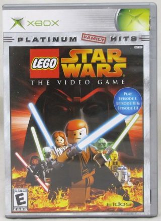 Lego Star Wars The Video Game (platinum Hits) Microsoft Xbox 2005 Complete Rare