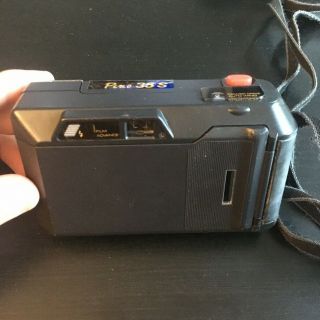 RARE Pentax Pino 35s - 35mm Film Camera w/ Flash 1:3.  8 Macro Lens 45cm VINTAGE 4