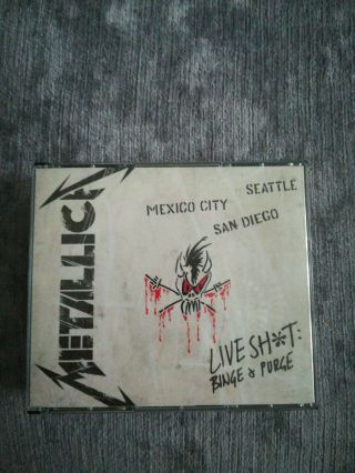 Metallica Live Shit: Binge and Purge 3 CD,  2 DVD Boxset RARE OOP 3