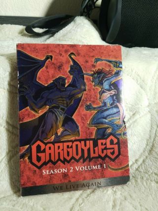 Gargoyles: Season 2 - Vol.  1 Rare Oop 3 Dvd Box Set,  First 26 Episodes Of Second