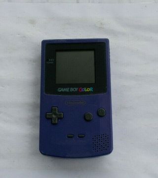 Rare Vintage Nintendo Game Boy Color Cgb - 001 Hand Held System & Solitaire Game