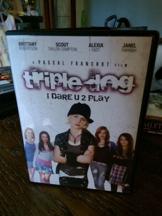 Triple Dog : I Dare U 2 Play (dvd,  2010) Brittany Robertson Rare & Oop Like