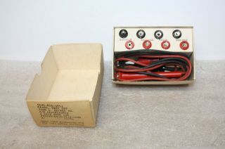 Vintage Rare Hubbell Leads Test Set John A.  Becker Co.  12/69