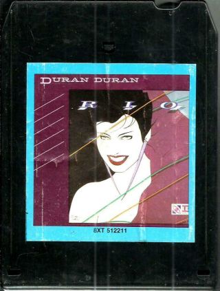 Duran Duran Rio Scarce Rare Group Rock 8 Track Music Tape Album Oop