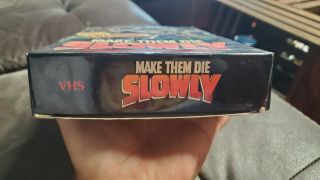 Make Them Die Slowly RARE OOP VHS COMPLETE 4