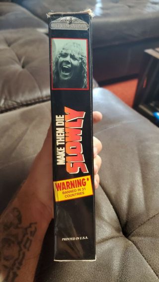 Make Them Die Slowly RARE OOP VHS COMPLETE 6