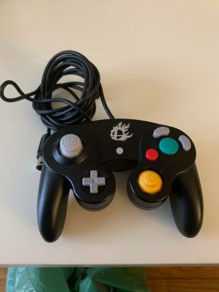 Smash Bros Edition Controller Black (gamecube Wii U Switch) Rare