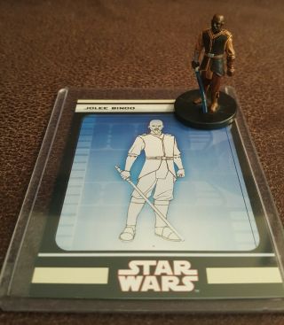 Star Wars Miniatures Knights Of The Old Republic 43 Jolee Bindo Very Rare