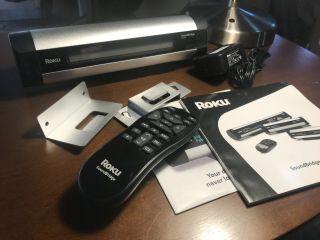Roku Soundbridge M1001 Digital Media Streamer With Rare Mounting Bracket