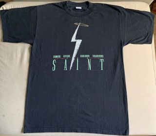 The Saint Val Kilmer Movie Rare Vintage 1996 Single Stitch Promo T Shirt Mens L