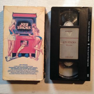 Rare 1983 Joy Sticks Sex Comedy Vhs Play