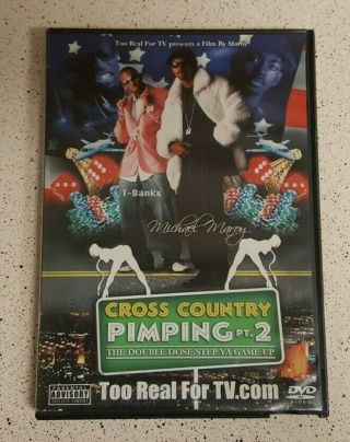 Cross Country Pimping Pt 2 Dvd Rare Oop M.  B Maroy Double Dose / Step Ya Game Up