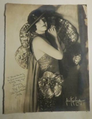 Rare Signed Photo Karyl Norman 1920 