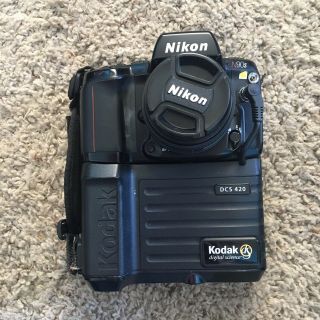 Kodak DCS 420 Nikon N90s Camera Film Digital Rare Sigma Af Wide 52mm Filte 2
