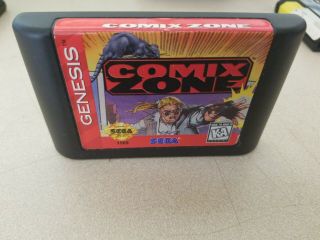 Comix Zone (sega Genesis,  1995) Rare Fully &