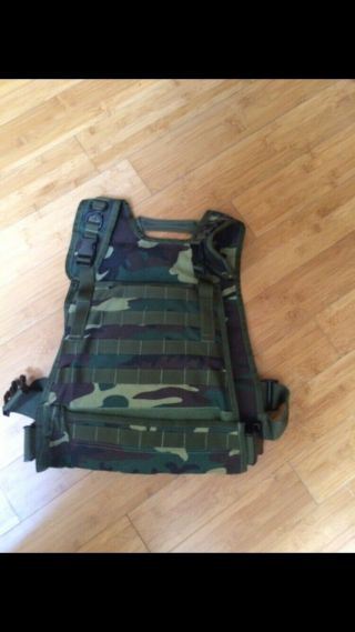 Tg Fuast M81 Molle Plate Carrier Rare,  2000s,  Tactical Vest,  Armor Carrier