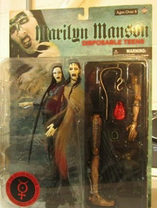 Rare Marilyn Manson Set Of Four Figures,  Each Brand New: