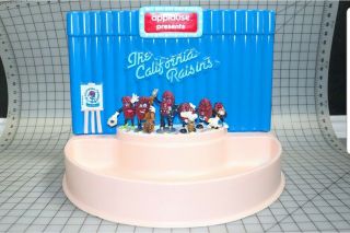 Rare Applause The California Raisins Stage - 1987 W/ Band 7 Figures
