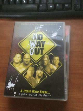 Wwe - No Way Out 2002 Very Rare (dvd,  2002)