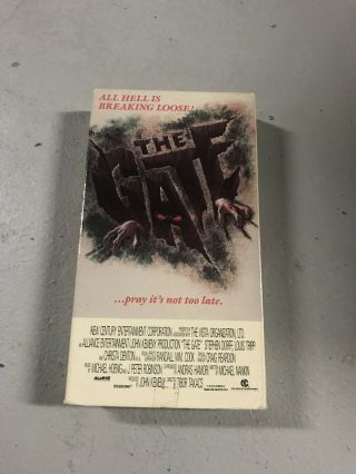 The Gate Vhs Rare Vestron Video Release Monster Movie Cult Classic