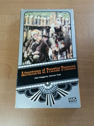 The Adventures Of Frontier Fremont Vhs Rare Dan Haggerty Grizzly Adams Vci.