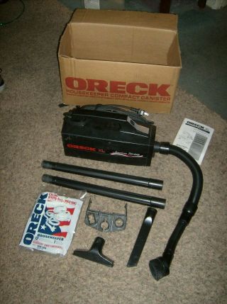 Rare Oreck Xl American Heritage Handheld Vacuum Bb880 - Amh Htf W/11 Extra Bags