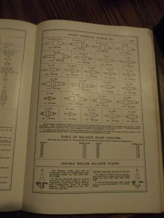 Rare 1915 Price List Of Materials Manufactured By Elgin National Watch Co.  Book 7